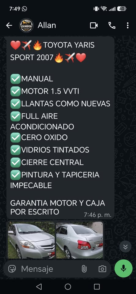 2007 Toyota Yaris - foto 3